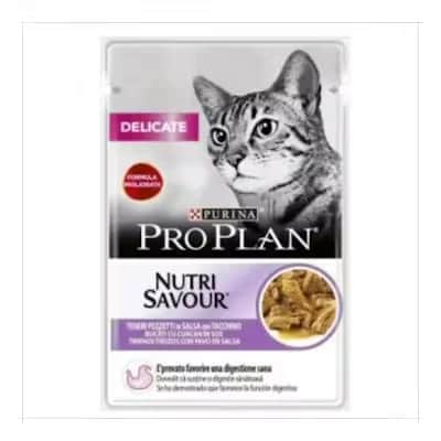 Pro Plan Delicate Pavo 85g - Digestión Sensible Gatos