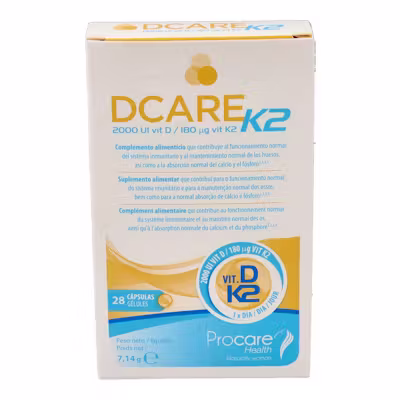 Dcare K2 Procare 28 Caps - Salud Ósea
