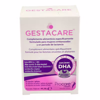 Gestacare 60 Caps - Embarazo y lactancia