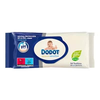 Toallitas Dodot Sensitive 54 Unidades - Aqua Pure