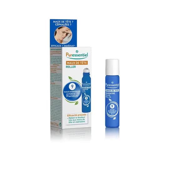Puressentiel Roll-on Dolores de Cabeza 9 Aceites Esenciales 5ml
