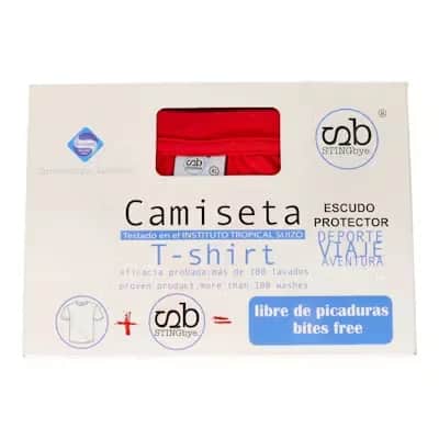 Camiseta Stingbye Antimosquito Rojo T/XL - Protección
