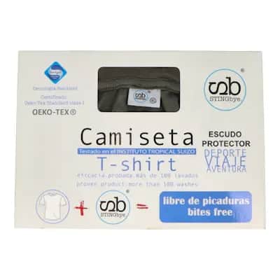 Stingbye Camiseta Antipiojos Manga Corta Kaki XL