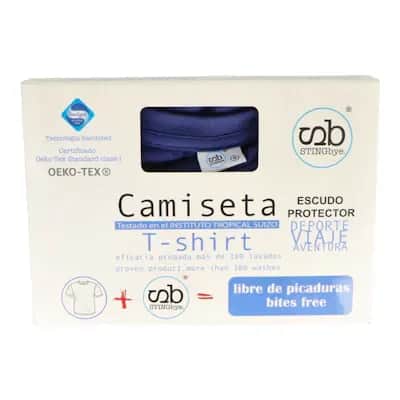 Stingbye Camiseta Marino T8 - Repelente Mosquitos