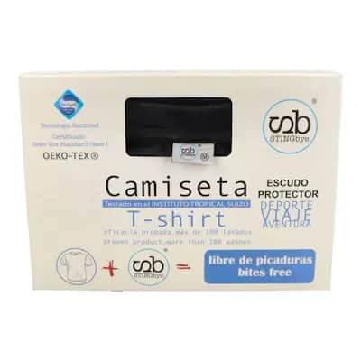 Stingbye Camiseta Negro M - Repelente 24h