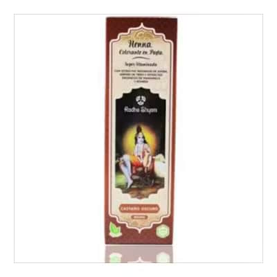 Henna Castaño Oscuro Radhe Shyam - Tintura natural 200g