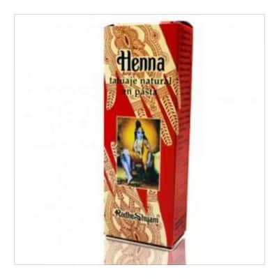 Radhe Shyam Henna Tatuaje Pasta 30G - Tatuajes Temporales