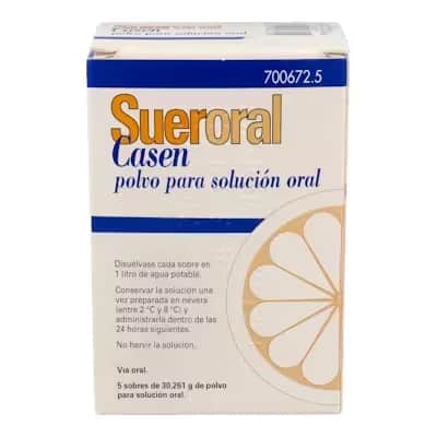 Sueroral Polvo Rehidratación Oral 5 Sobres