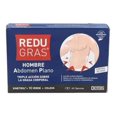 Redugras Hombre Abdom Plan 60 Caps | Quema grasa