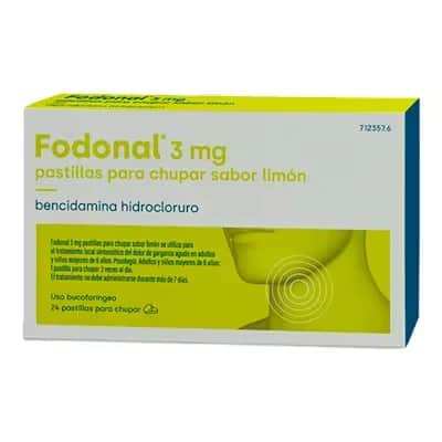 FODONAL 3mg Limón - Dolor de Garganta