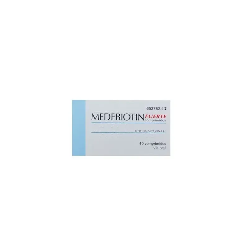 Medebiotin Fuerte 5 mg - Fortalece el cabello