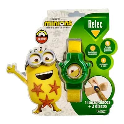 Relec Pulsera Niños Minions Verde | Repelente