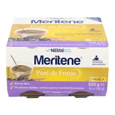 Meritene Pure Ciruela 130g - Proteínas para Adultos
