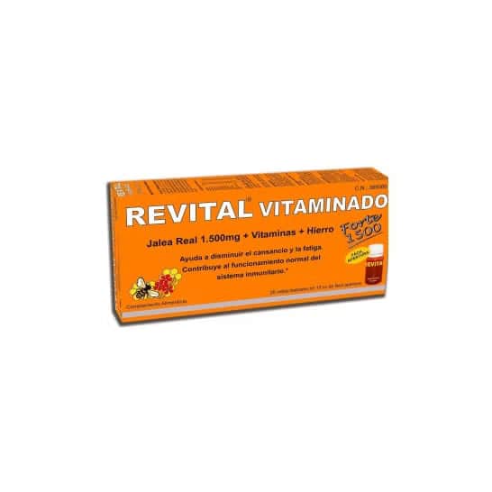 Revital Vitaminado Jalea real 1000mg 10amp bebibles