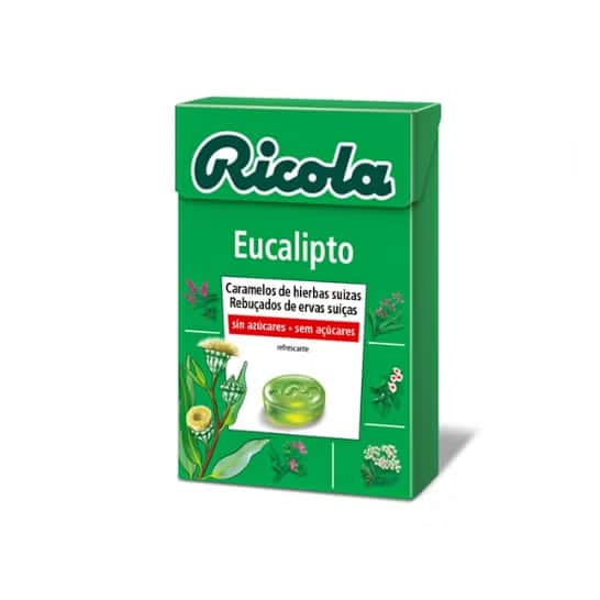Ricola eucaliptus caramelos sin azúcar 50g