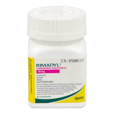 Rimadyl Masticable 50 mg | Dolor Articular Perros
