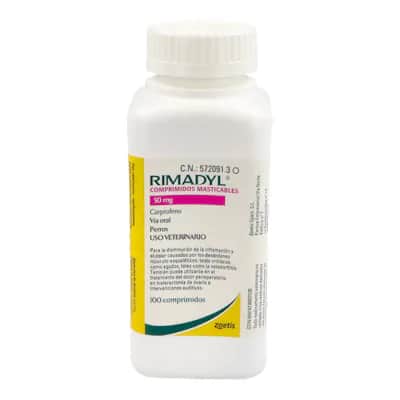 Rimadyl Masticable 50 Mg | Dolor Artritis Perros