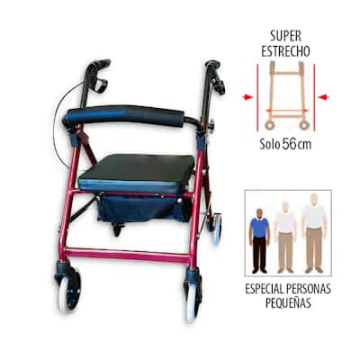 Rolator Estrecho Ayuda Din AD185 - Para Personas Bajitas