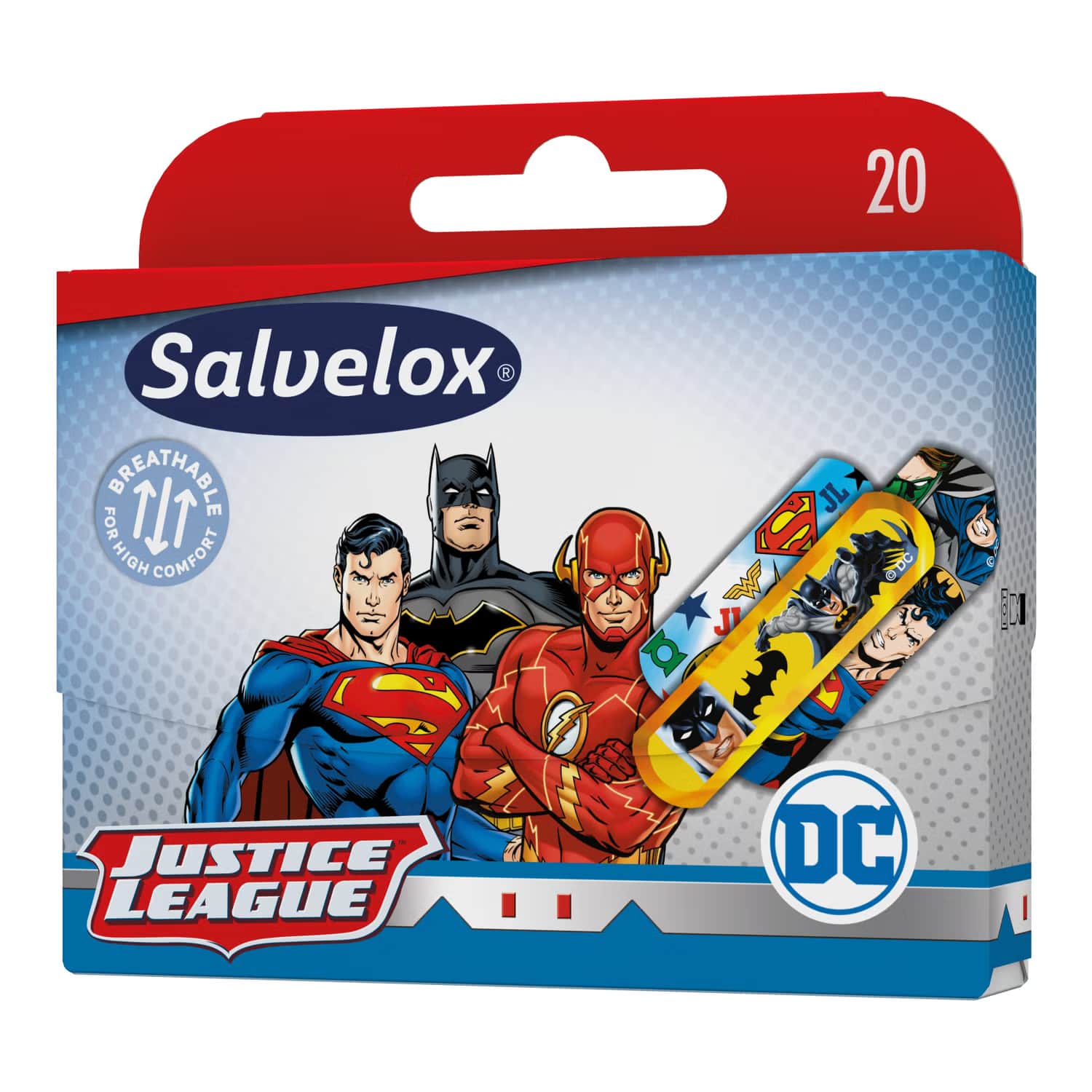 Salvelox Aposito Adhesivo Justice Ligue 20 U