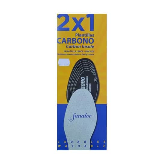 Sanator Plantilla Carbono Talla Unica 1 Par