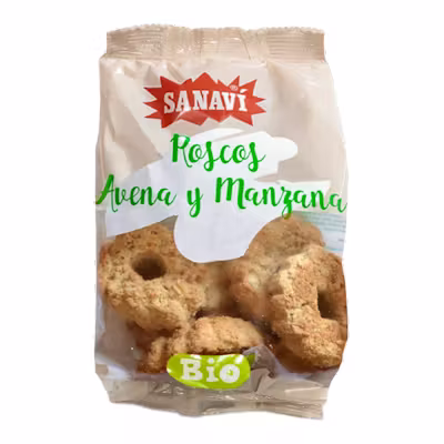Sanavi Roscos Avena Manzana Bio | Snack
