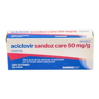 Aciclovir Sandoz 5% Crema | Herpes Labial