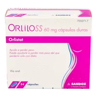 Orliloss 60 Mg 84 Cápsulas - Control de Peso