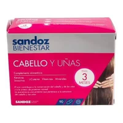 Sandoz Bienestar Cabello y Uñas - 30 Cápsulas