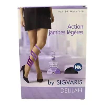 Sigvaris Media Larga 140 Negro T/1 - Compresión