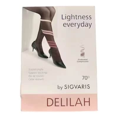 Sigvaris Media Larga 70 Negro - Compresión Circulación