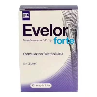 Evelor Forte 100mg 30 comprimidos - Antioxidante