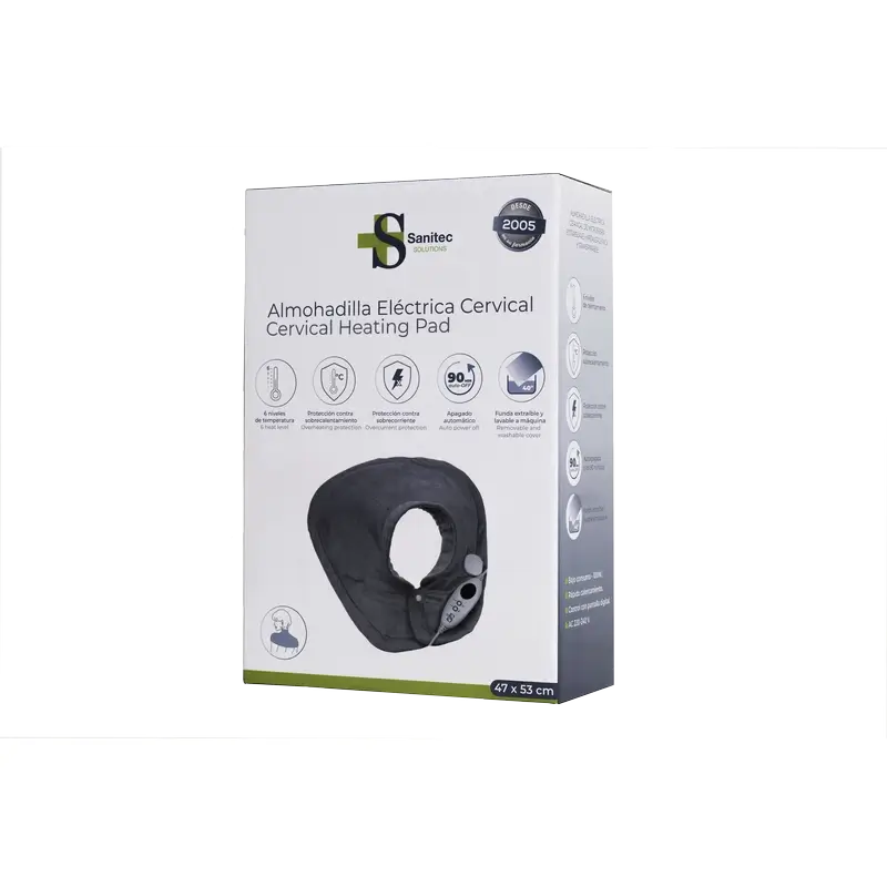 Sanitec Almohadilla Eléctrica Cervical, 1 unidad