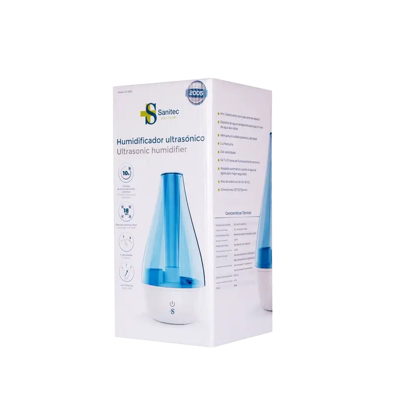 Sanitec Humidificador Ultrasónico, 1 unidad