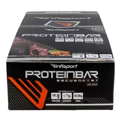 Infisiport Protein Bar Choco-Choco 40G | Energía Post-Entreno