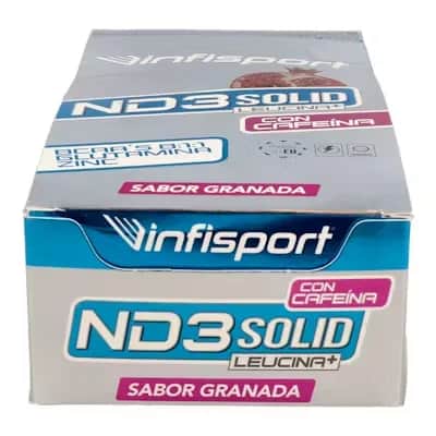 Infisport ND3 Granadasol 40g | Barrita Energética con Cafeína