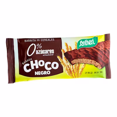 Barrita Cereales Choco Negro 0% Azúcar | Santiveri