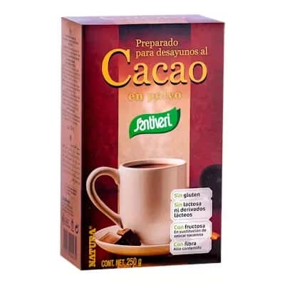 Cacao En Polvo S/A 250g Santiveri | Sin Azúcar