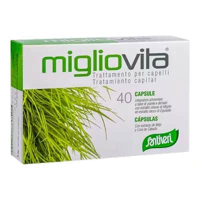 Migliovita Tratamiento Capilar 40 cápsulas | Cabello y Uñas