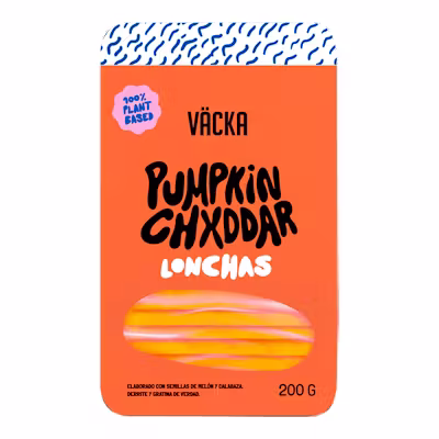 Pumpkin Cheddar Lonchas 200G | Santiveri