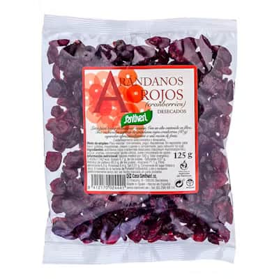 Santiveri Arándanos Rojos Desecados 125g | Antioxidante
