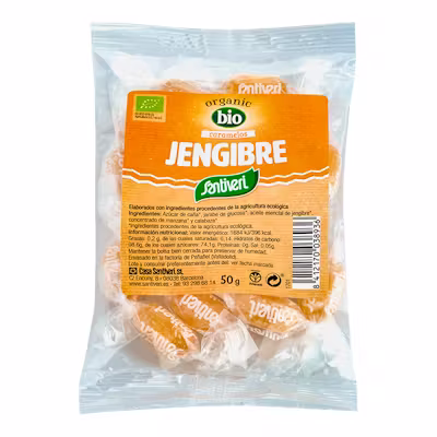 Santiveri Caramelos Jengibre 50g Bio
