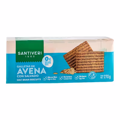 Galletas Salvado Avena Santiveri - Rica en Fibra