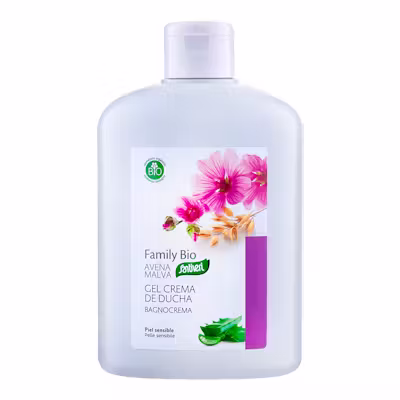 Gel de Ducha Santiveri Avena-Malva Bio 400ml - Piel Seca