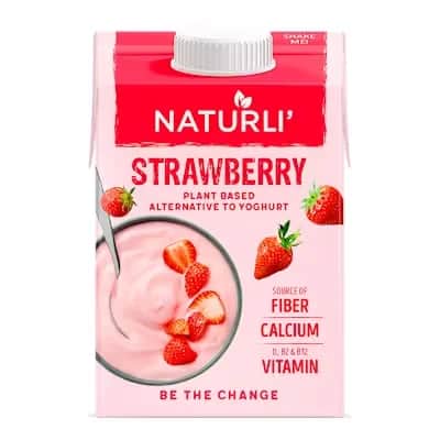 Santiveri Naturli Yogur Vegetal Fresa 500g