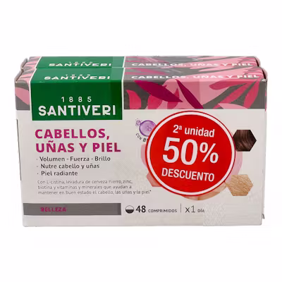 Santiveri Cabello Uña + Biotina Pack - Fortaleza Capilar