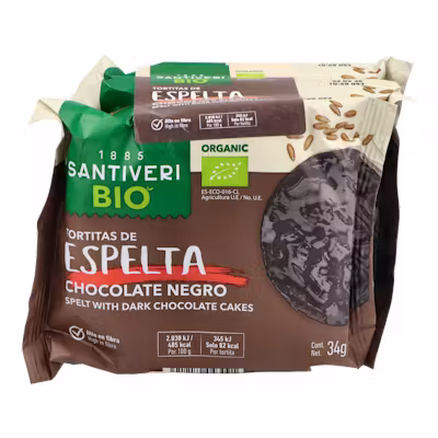 Santiveri Tortitas Espelta Chocolate Bio | Energía