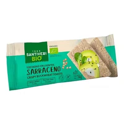 Tostadas Trigo Sarraceno Santiveri Bio | Sin Gluten