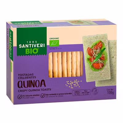 Tostadas Quinoa Bio | Sin Gluten y Ligeras