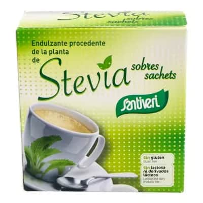 Stevia Polvo Santiveri 50 Sobres - Edulcorante Natural