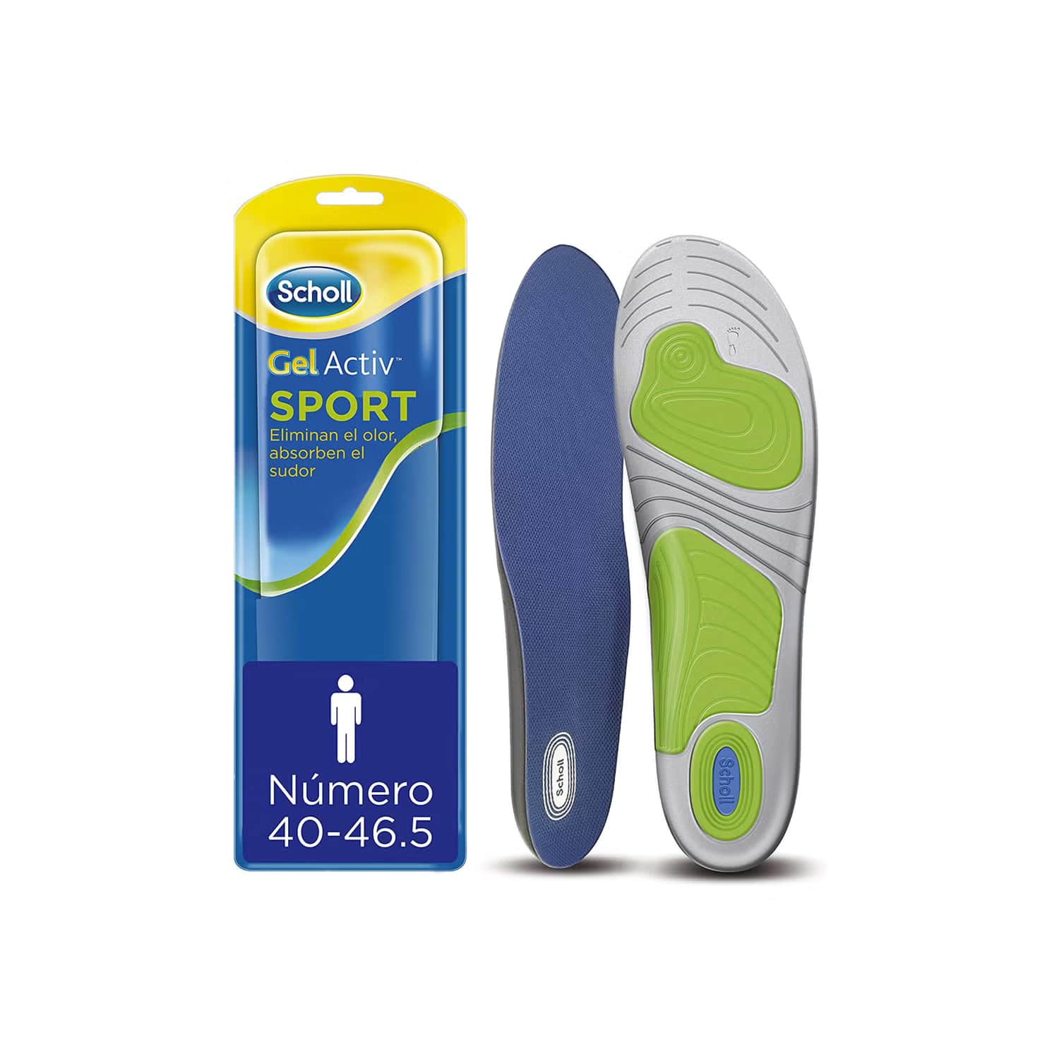 Scholl Gel Activ Sport Hombre 1par